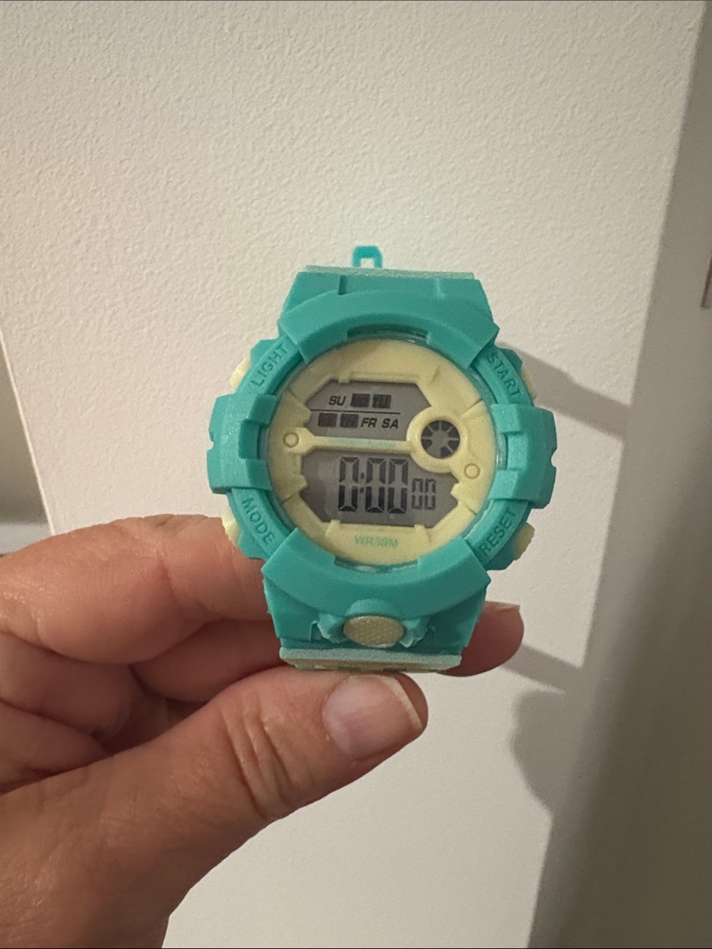 Waterproof Cold-Light Digital Sports Watch - Teal